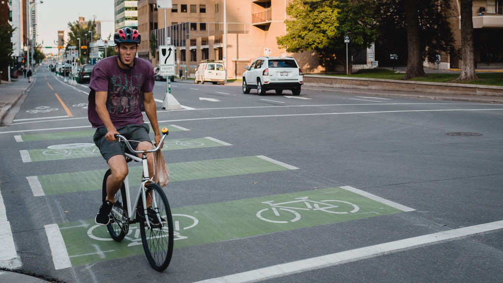Newly opened bike lanes are causing a cycling resurgence. // Louie Villanueva
