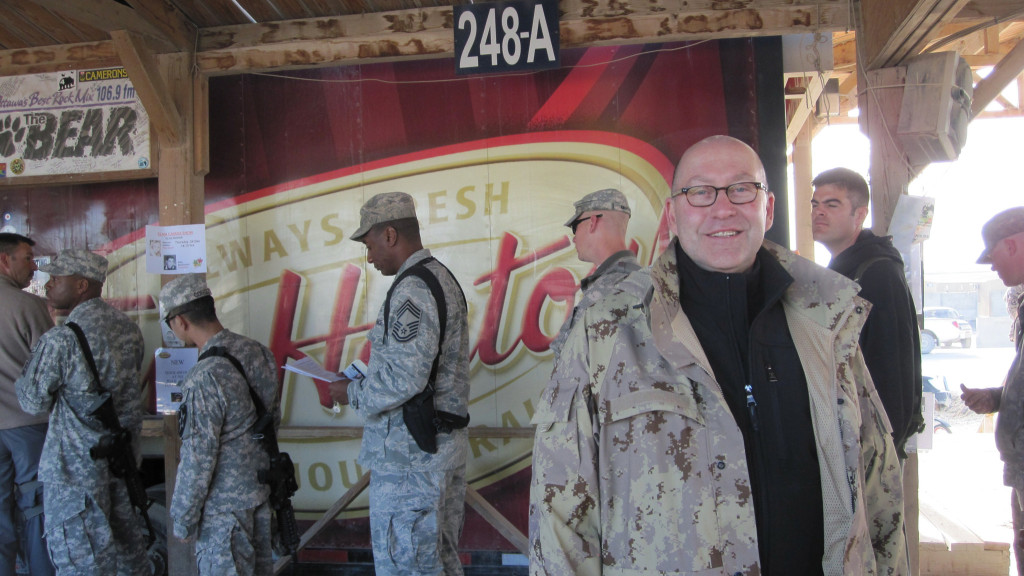 The play is set at a Tim Hortons in Afghanistan. // David Jacobson
