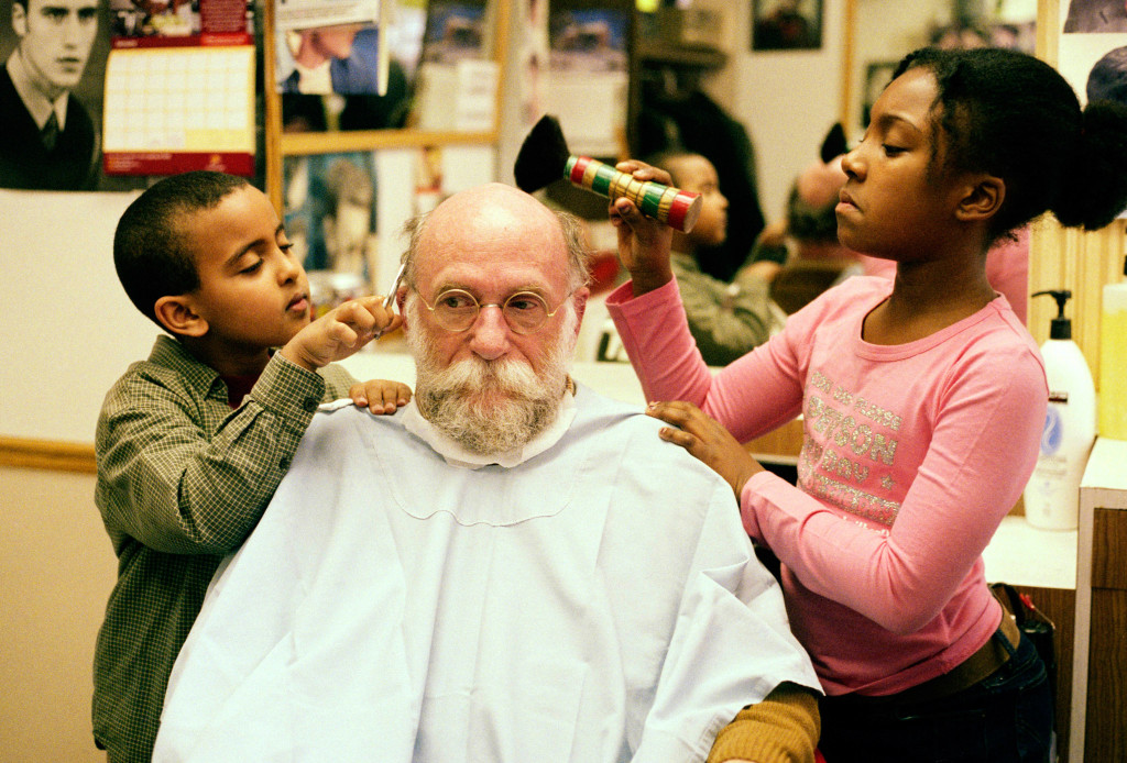 These fifth graders will give out free haircuts. // JohnLauener
